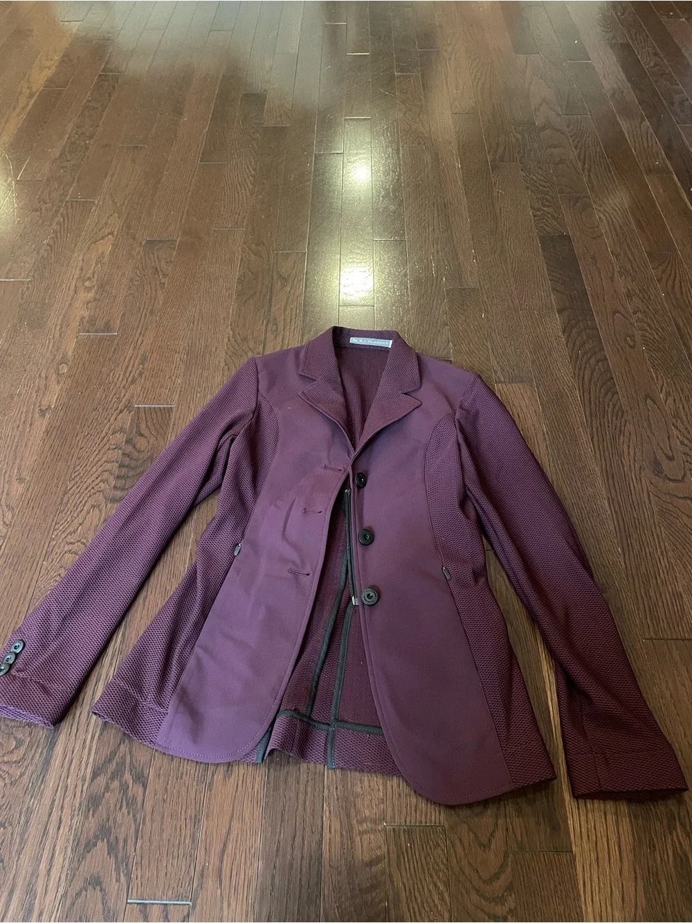 RJ Classics Harmony Mesh Show Jacket | Children’s 14R | Plum | Never Worn